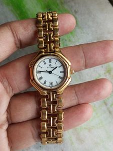 Titan Orignal Gold Tonned Women's Watch