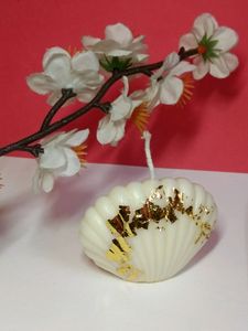 1 pcs Scented Shell Candles made from Soy Wax