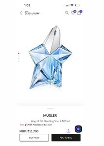 original Mugler Angel Perfume