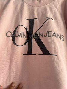Calvin Klein Pink Sweatshirt