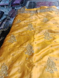 Elegant Yellow Saree