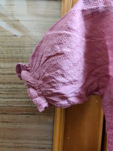 Pink Fit And Flare Dress