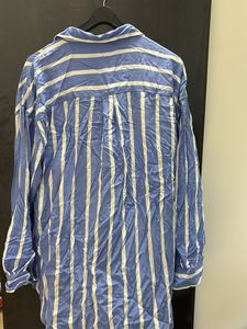 Striped Blue &amp; White Shirt