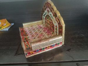 Wooden SINGHASAN ( THRONE)