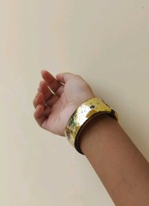 Gold-tone Cuff Bracelet