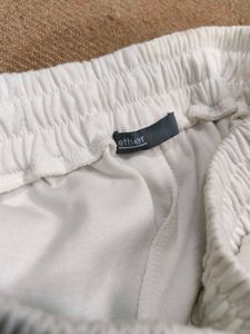 Stylish White Track Pants