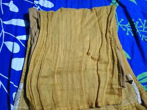 Mustard Colour Kurti And Paint