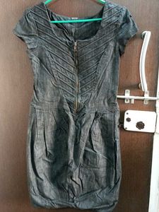 Stylish charcoal black Mini Dress