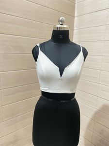 Shein White Crop Top