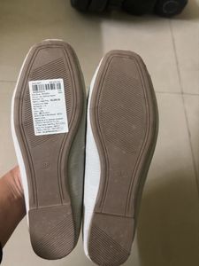 Elegant Silver Ballet Flats