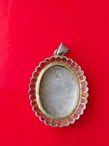 Antique Gold Plated Pure Silver Pendant