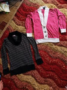 2 Top Combopack Of Full Sleeve Hosiery Tops