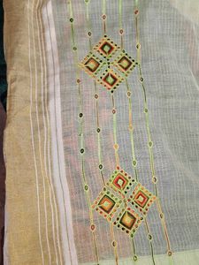 Elegant Embroidered Saree