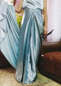 Elegant Blue Saree