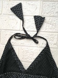 Halter Neck Short Kurti 🖤