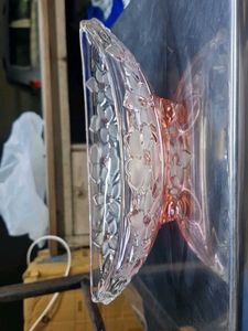 Floral Glass Serving Dish