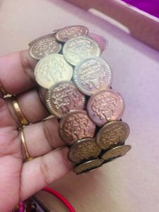 silk thread Coin bangles