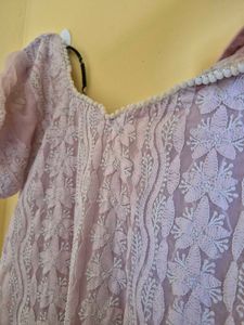 Embroidered Kurta And Pyajama With Duppta