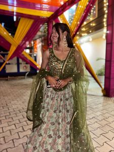 Green Lehenga Choli