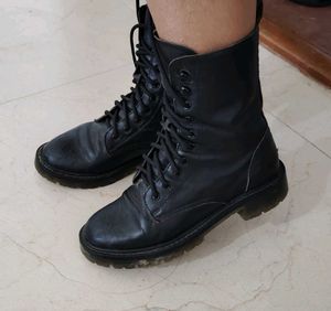 Black Leather Boots
