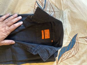Black Button-Down Shirt