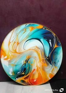 paintings Abstract modern art Crystal Embedded