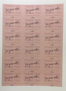 Thank You Cards (Pack Of 36)