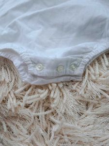 Cute White Baby Romper
