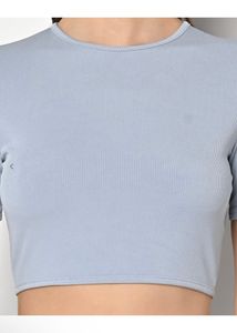 Open back crop top
