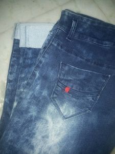 Rugged Denim Blue Jeans