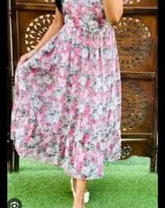 Floral Marigold Dress