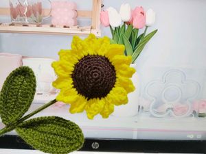 Crochet Sunflower Decoration