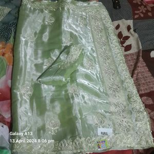 Originnal Jimmy Choo Fabric Fancy Saare