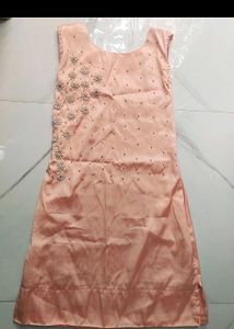 Peach Kurta Set