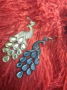 Light Weight Peacock Artificial Earrings