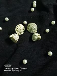 Small White Earrings