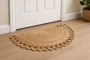 Jute Scalloped Doormat