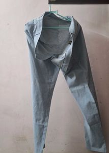 Light Blue Flare Leggings