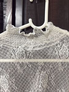 Lace Mock Neck Top