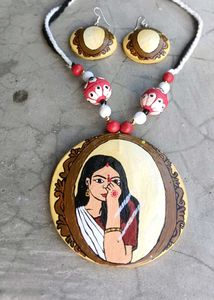 Hand painted Terracotta jewelry