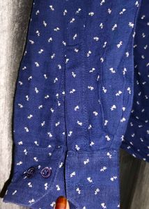Patterned Button-Down Shirt