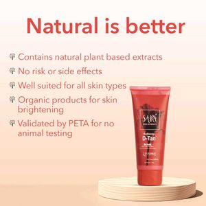 D Tan Removal 3 In 1 Facewash, Mask , Scrub
