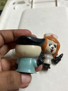 Blue Pirate And Nurse Panda Set 2