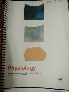 Physiology Notes - M4