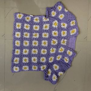 Daisy Crochet Top