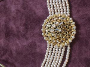Never Used Pearl &amp; Stone Choker