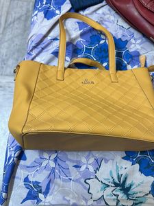 Yellow Lavie Tote Bag
