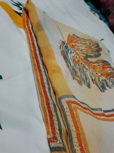 Floral Print  soft Punam saree