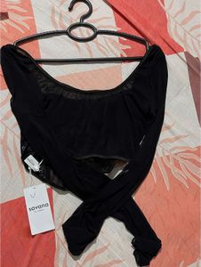 Sexy Lace Full Sleeve Corset Top