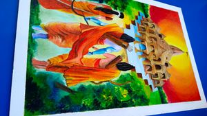 Ram Mandir Painting